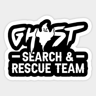 Ghost Search & Rescue Team - Ghost Hunting Sticker